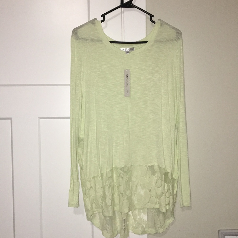 Spring St Top-Lime Green-Large-NEW